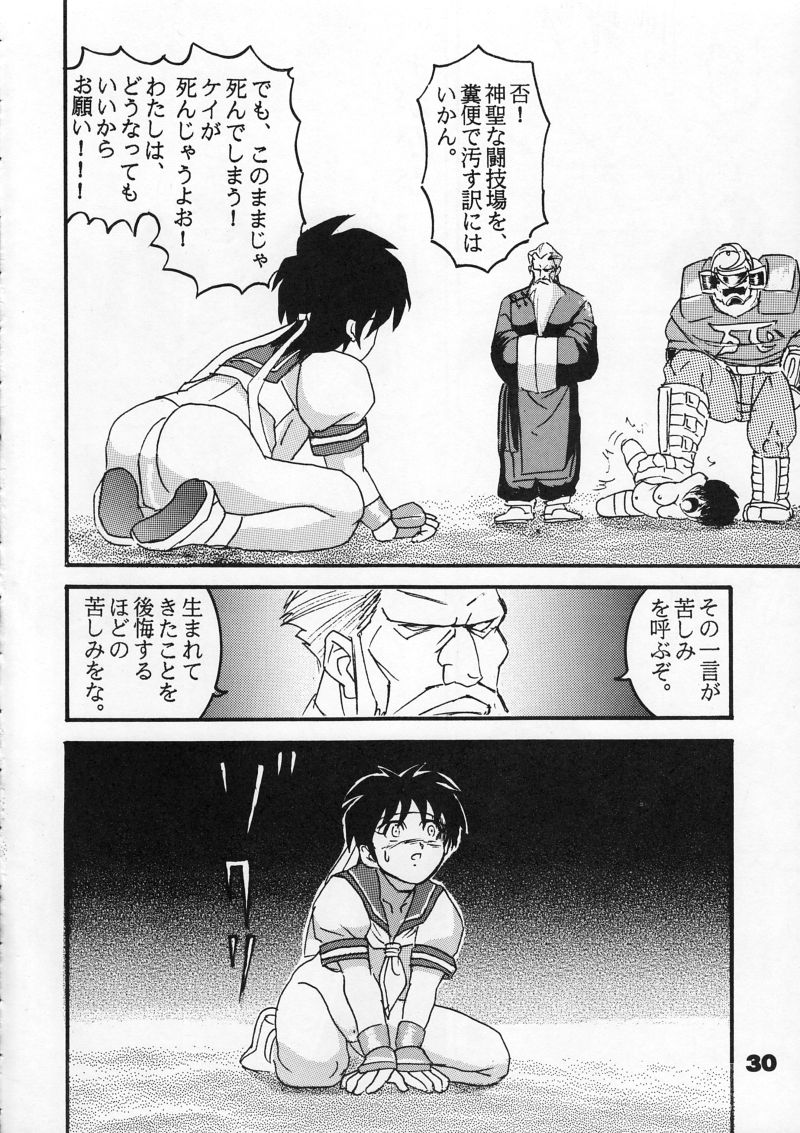 (C54) [Raijinkai (Harukigenia)] Moeyo Sakura (Street Fighter) page 30 full
