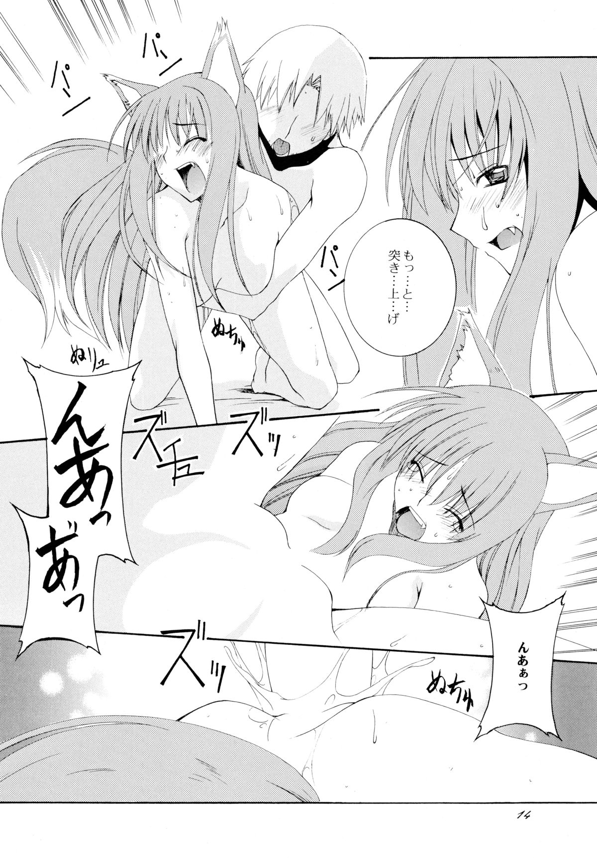 (Mimiket 18) [F.A (Honoutsukai)] Ringo to Ringo (Spice and Wolf) page 14 full