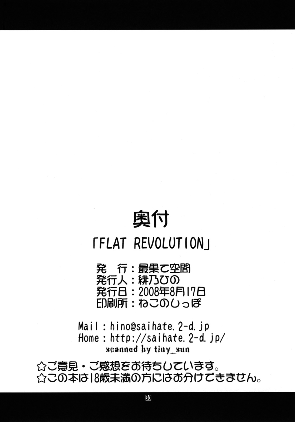 (C74) [Saihate-Kukan (Hino Hino)] FLAT REVOLUTION (Zero no Tsukaima) page 29 full