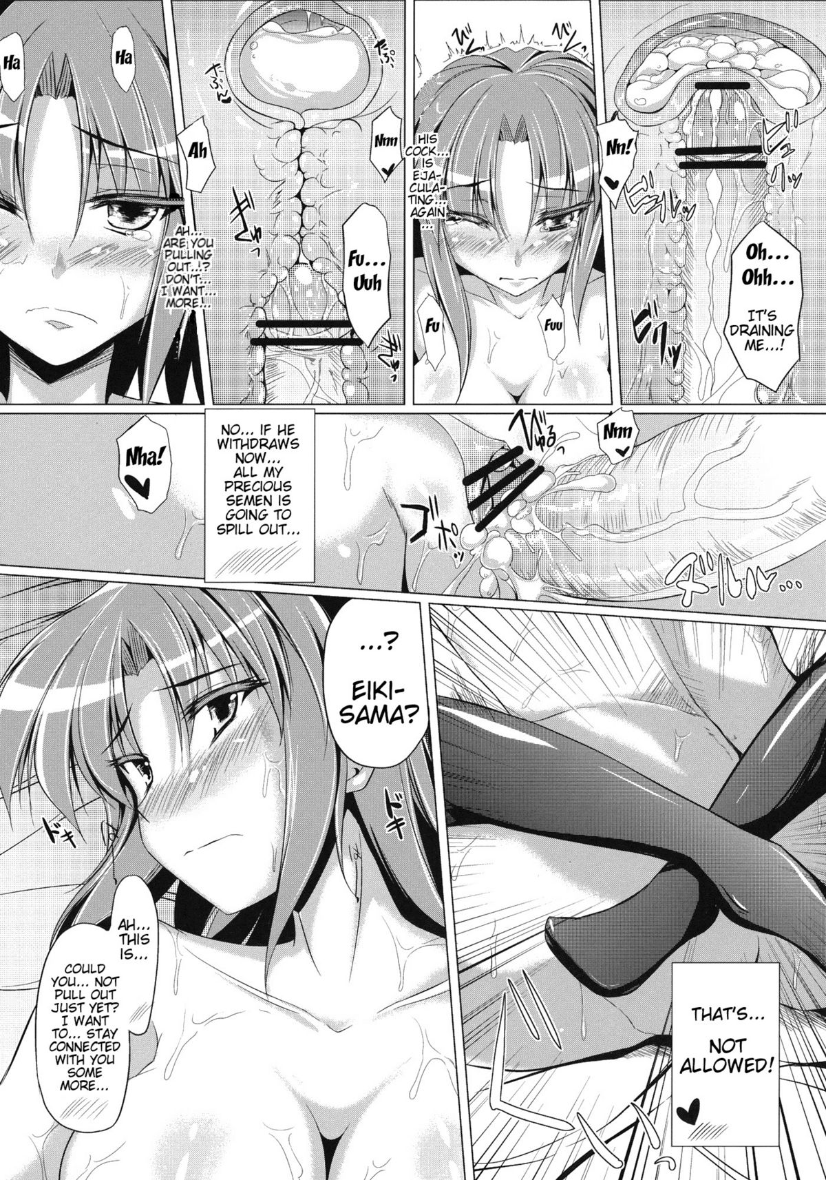 (Reitaisai 9) [Kagitsuki (Stiel)] Eiki-sama wo Mederu Hon (Touhou Project) [English] {doujin-moe.us} page 21 full