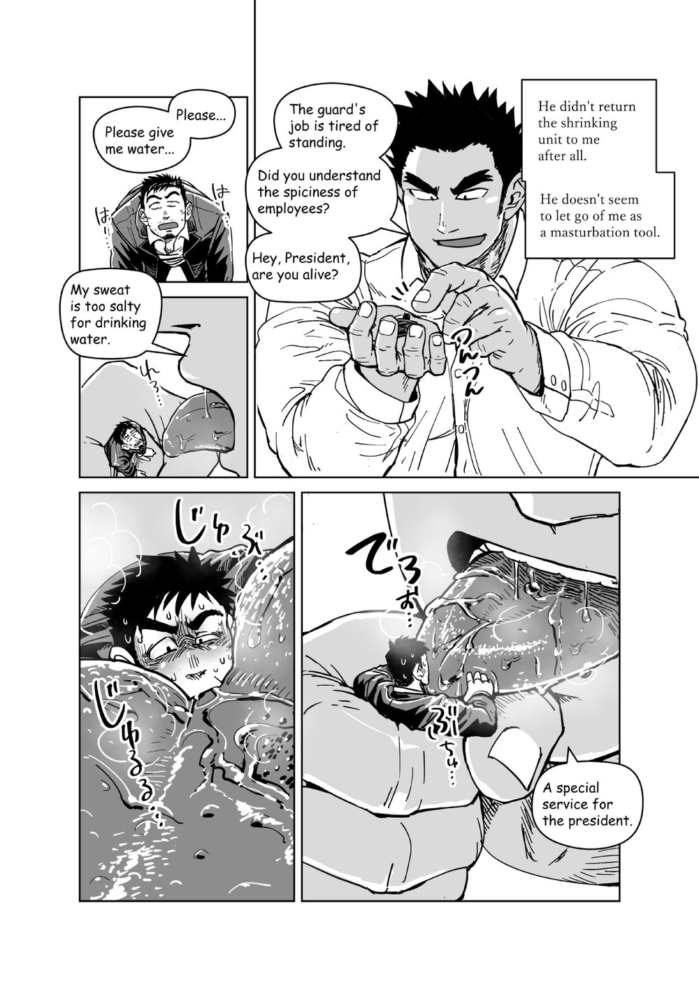 [Gakuranman (Chijimetaro)] Kobito Shachou wa Oogata Shinjin no Omocha - The Tiny President (Ending B) [English] [Digital] page 29 full