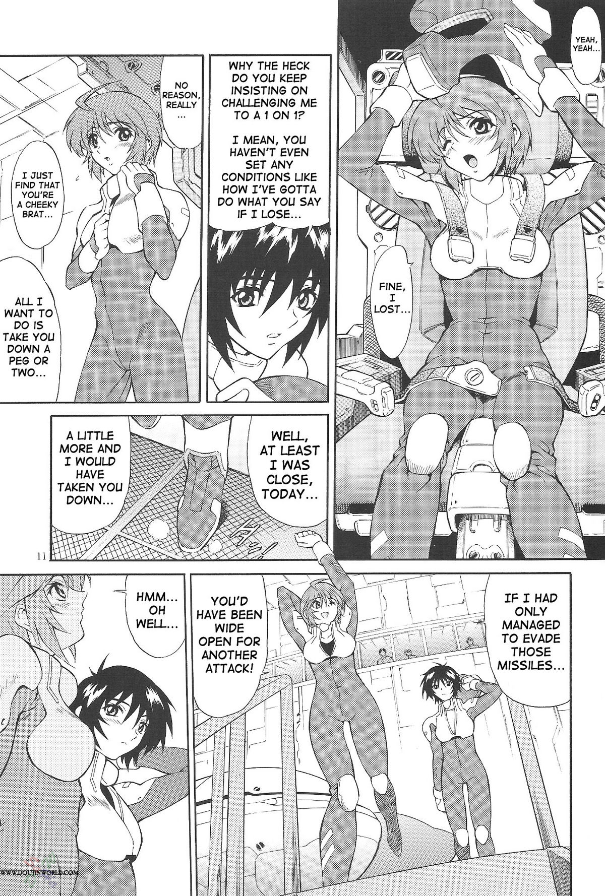 (C68) [GUST (Harukaze Soyogu)] Burning!! 0 (Mobile Suit Gundam SEED DESTINY) [English] [SaHa] page 10 full