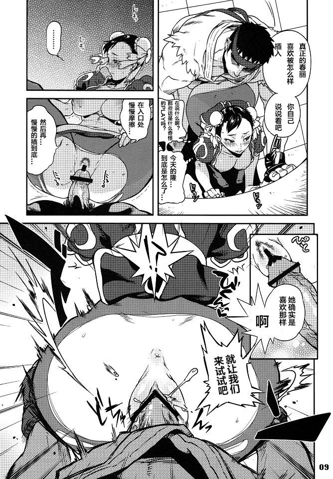 (C79) [Hougakuya (Nanboku, Tohzai)] ROUND 06 (Street Fighter) [chinese] [梦游个人汉化] page 8 full