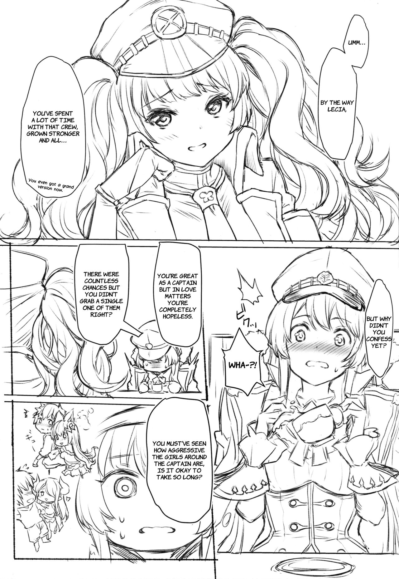 (C91) [Mugen Jirai (Mushi)] Motomoto Shinkan no Hazu datta ga Otona no Jijou de Omakebon ni Narimashita. (Granblue Fantasy) [English] [MFerbt TL] page 2 full