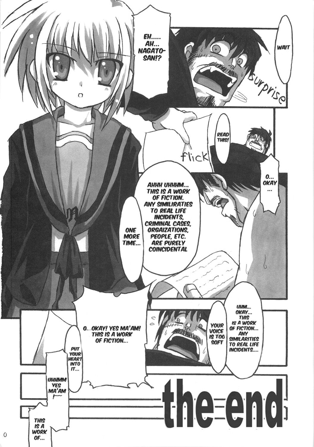 (C70) [NNZ DAN (Great Magami)] SOS-dan Tai NNZ-dan (The Melancholy of Haruhi Suzumiya) [English] [doujin-moe] page 46 full