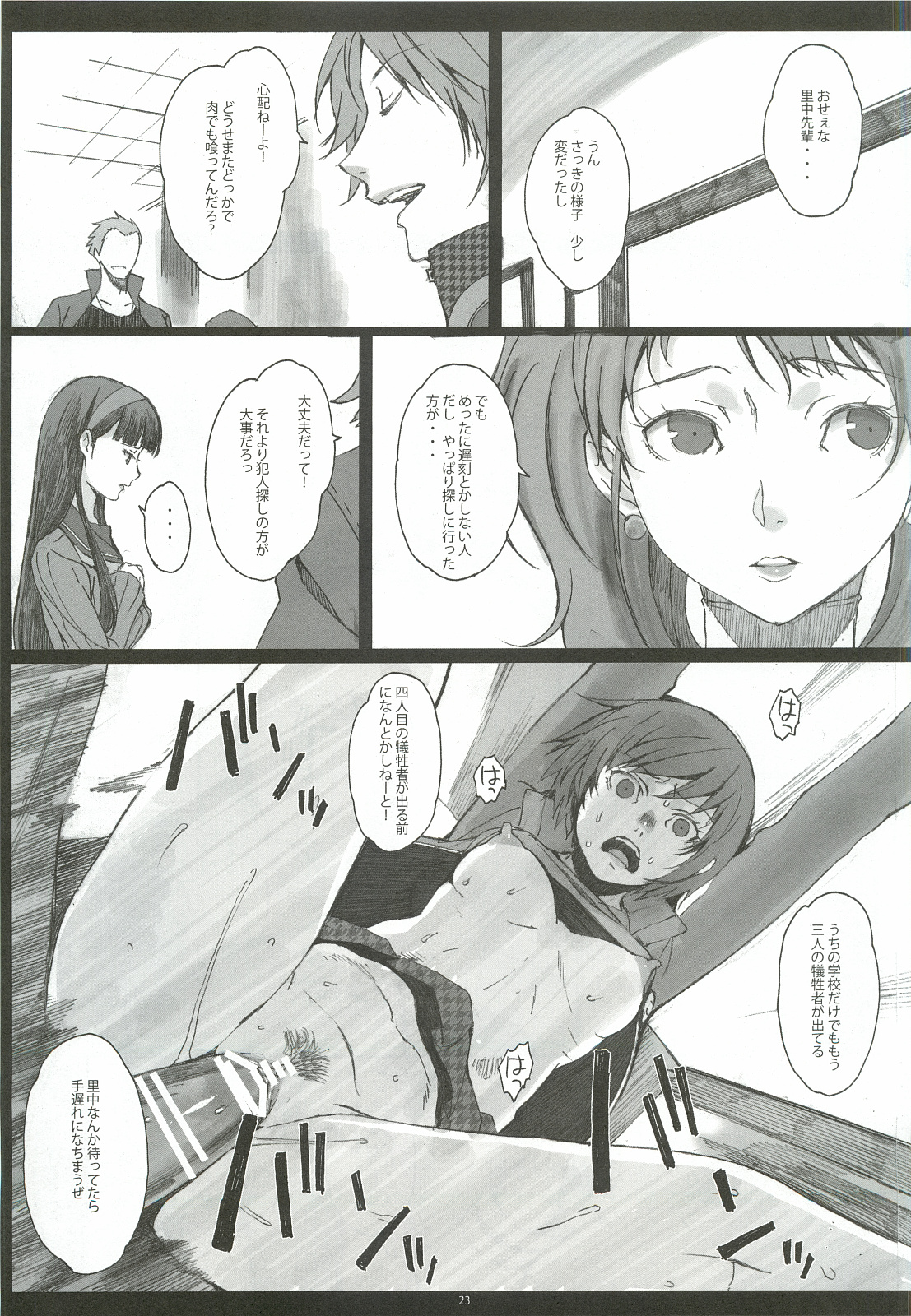 (C82) [Kansai Orange (Arai Kei)] Paranoia (Persona 4) page 22 full