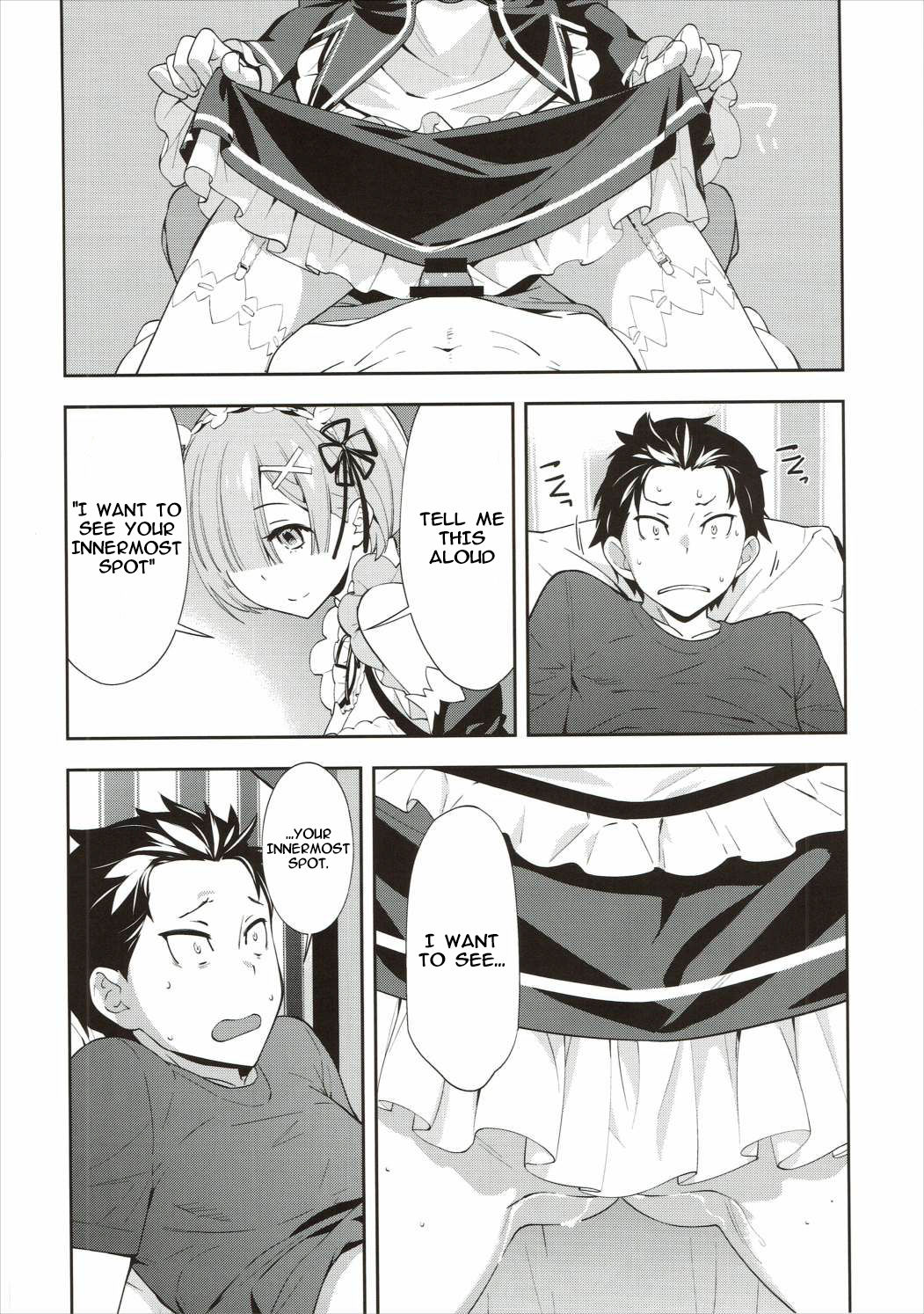 (C90) [Hapoi-Dokoro (Okazaki Takeshi)] CHOICE (Re:Zero kara Hajimeru Isekai Seikatsu) [English] [Metaphrastes] page 13 full