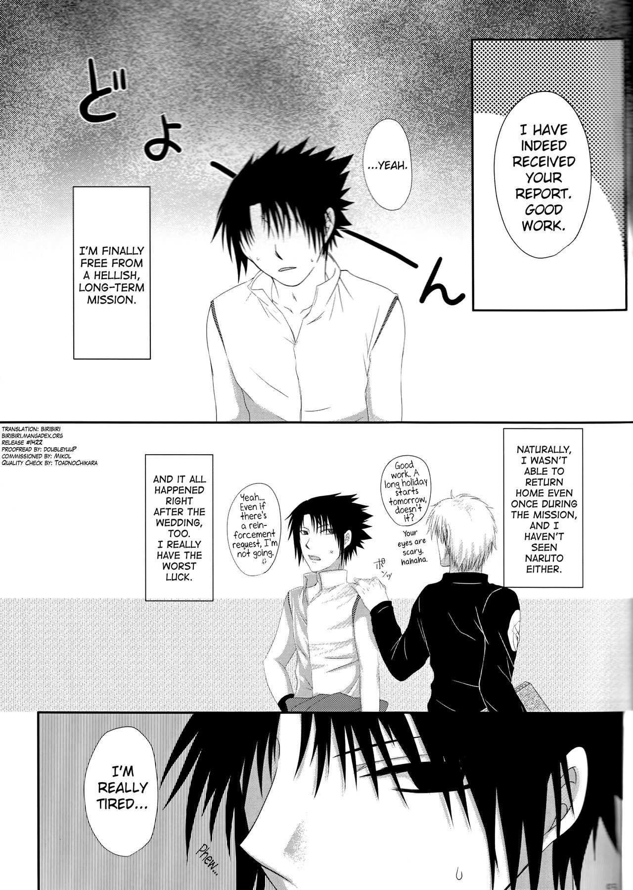 (Koi Sasuraeba Ai to Naru) [Heinetsu 37°C (Nanae Juu)] Kimi dake ni Wagamama o (Naruto) [English] [biribiri] page 2 full