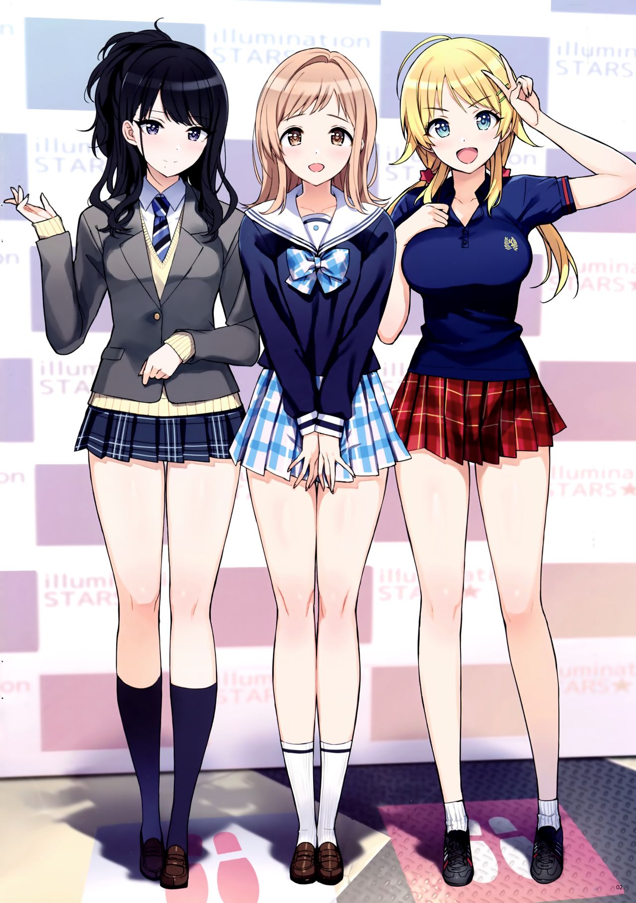 (C94) [Number2 (Takuji)] Watashitachi Producer-san ni Mechakucha Kimochiii Nakadashi Sarechattemasu! (THE iDOLM@STER: Shiny Colors) page 2 full