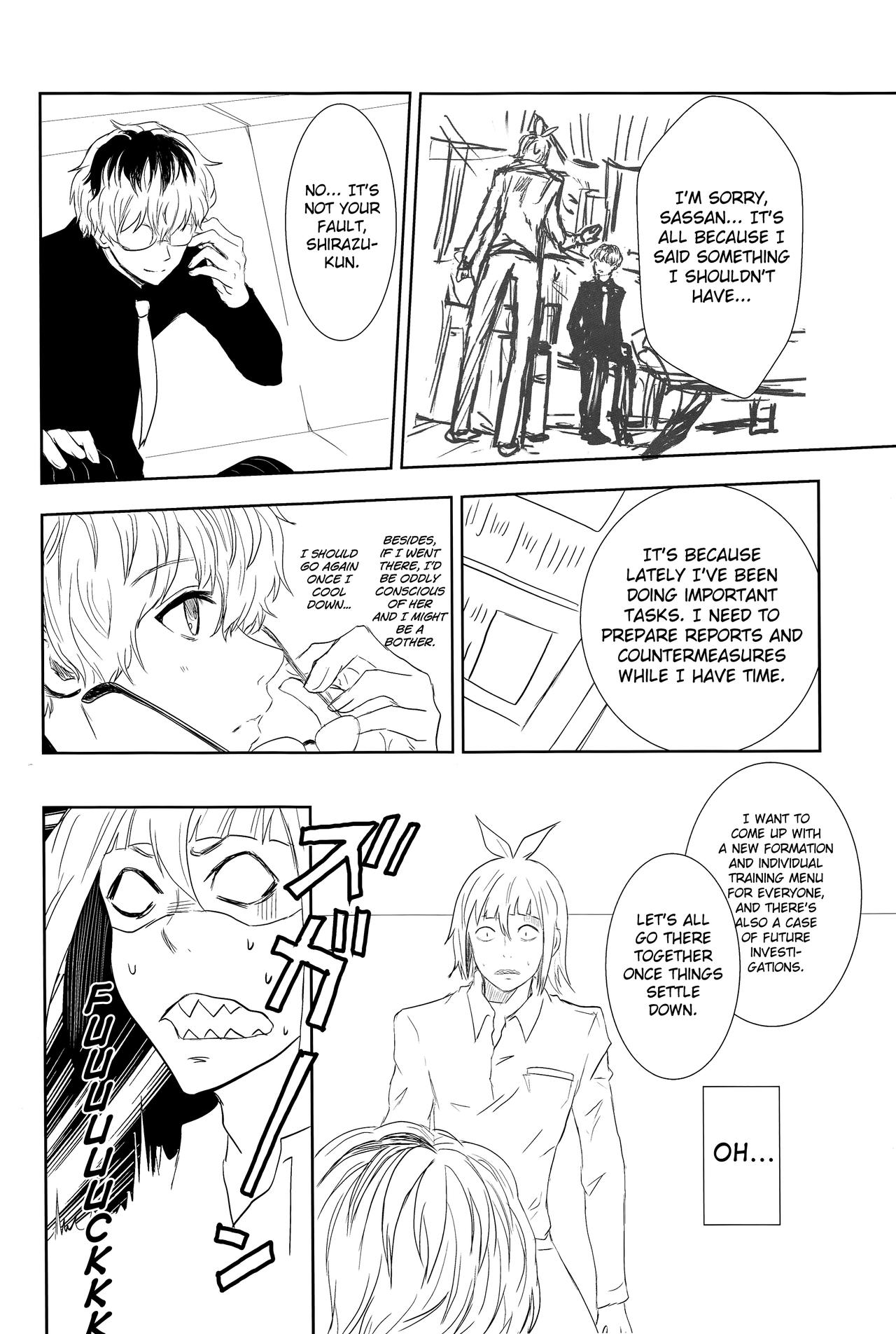(C89) [Somnium (Kisaragi Ao)] Innocent Blue - Before Sunrise (Tokyo Ghoul) [English] [biribiri] page 10 full