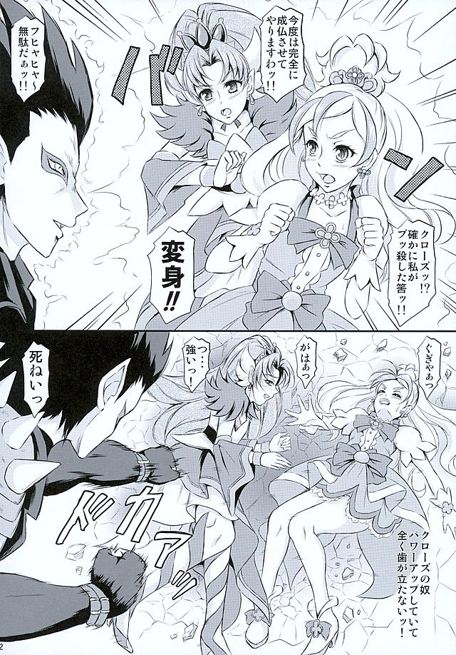 (C89) [Himitsu Doyoubi (Matsutaka Zon)] Pretty na Store Gentei Yakinori (Go! Princess PreCure) page 3 full