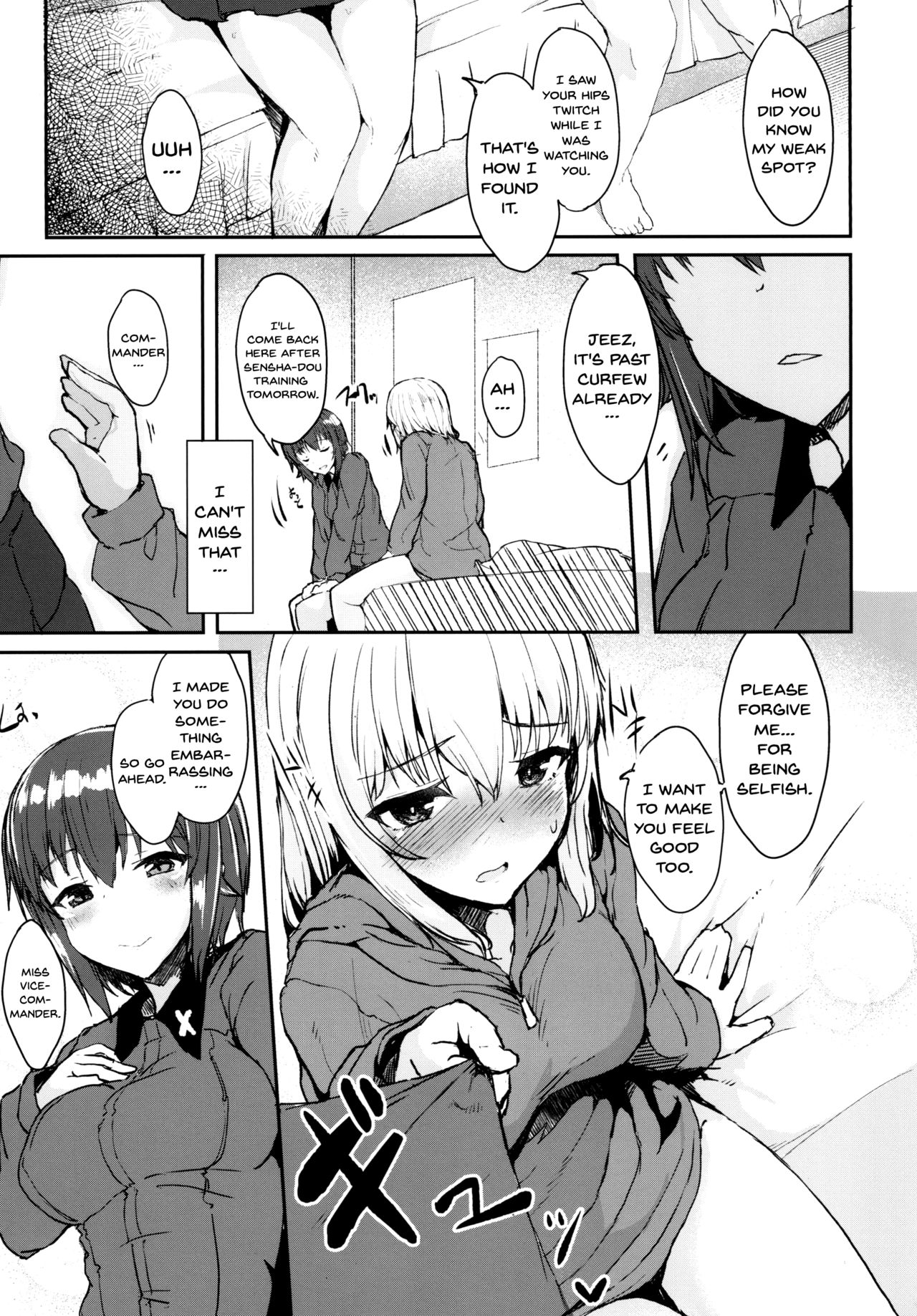 [Contamination (eigetu)] Itsumi-san wa Onedari Jouzu (Girls und Panzer) [English] {doujins.com} [Digital] page 8 full