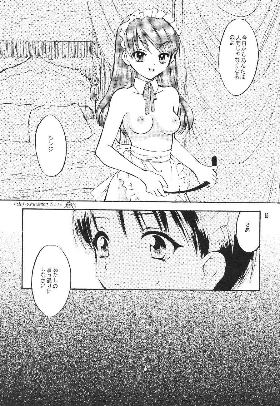 [Haniwa Mania (Pon Takahanada)] Shinjji Mania 5 Tsuushin (Neon Genesis Evangelion) page 15 full