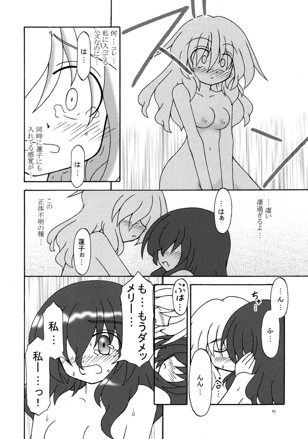 (SC49) [Nanashino Juujiseidan (Nanashino Souta)] Hibu ni Fuu suru Kiken na Asobi (Touhou Project) page 9 full