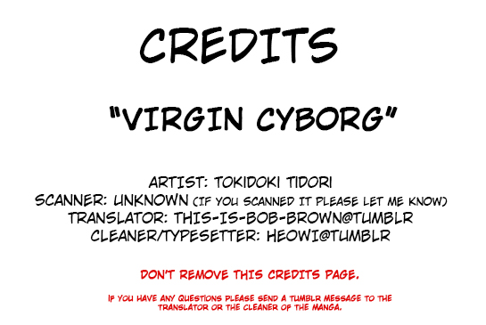 (Byousatsu Knockout) [St. (Tokidoki Tidori, Dadan)] Virgin cyborg (One Punch Man) [English] [bob-brown] page 39 full