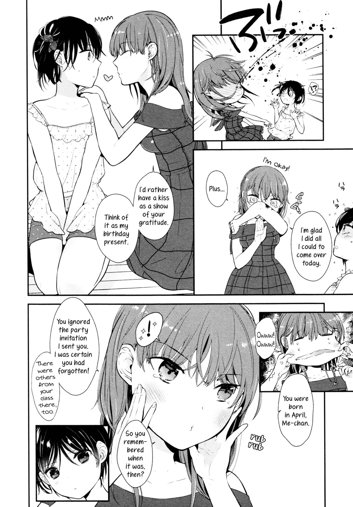 [Gunnousa] Senpai to Watashi | Senpai and Me (Mebae Vol. 2 - Vivid Girls Love Anthology) [English] [Yuri-ism] page 4 full
