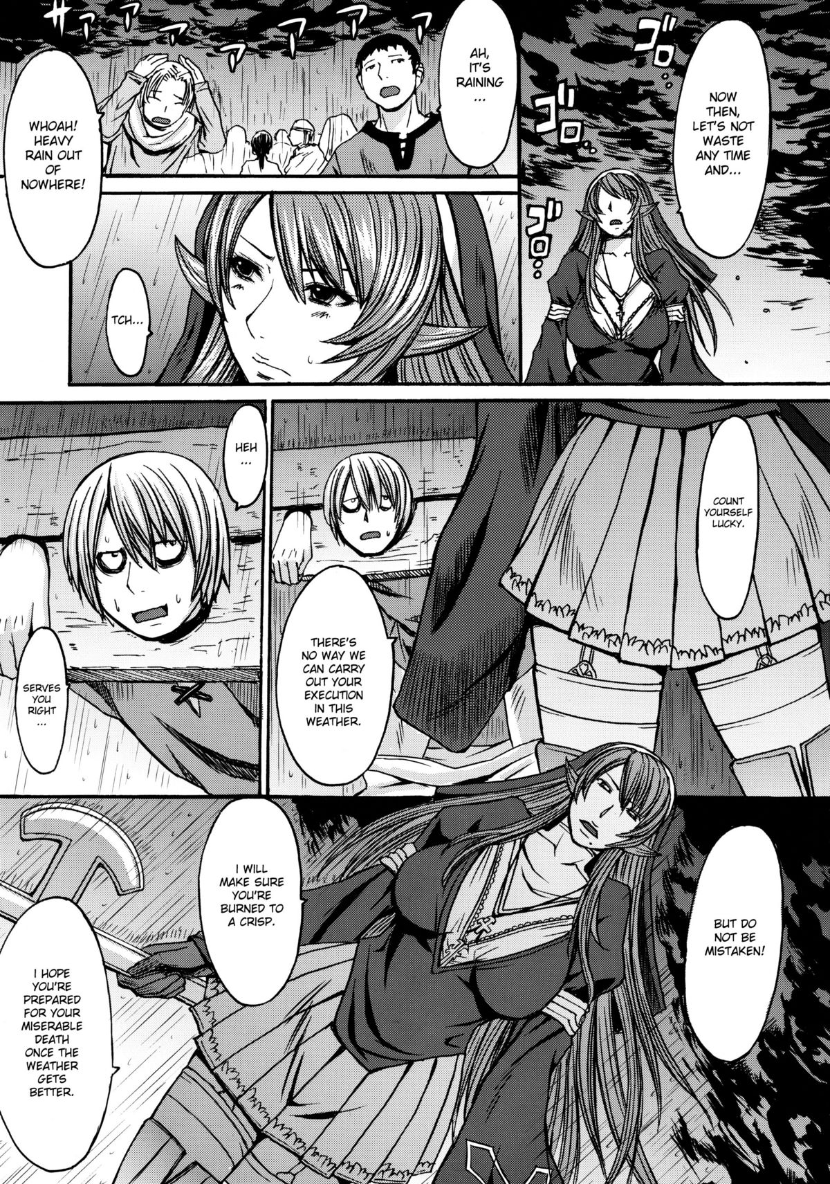 (C78) [Bakunyu Fullnerson (Kokuryuugan)] Funkei! Funkei! Mata Funkei!! | Burn Her! Burn Her! Burn Her Again!! (Queen's Blade) [English] [DesuDesu] page 10 full