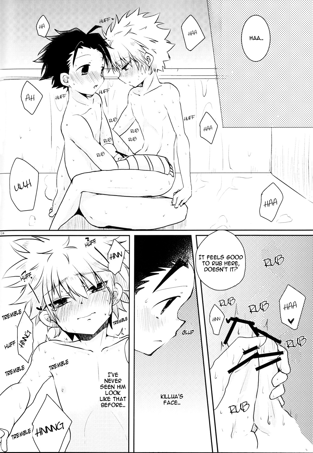 (Shota Scratch 24) [MiUMiU (Amin)] Sei Kurabe!! | Comparing Sex!! (Hunter x Hunter) [English] [HXH-Doujinshilivejournal] page 9 full