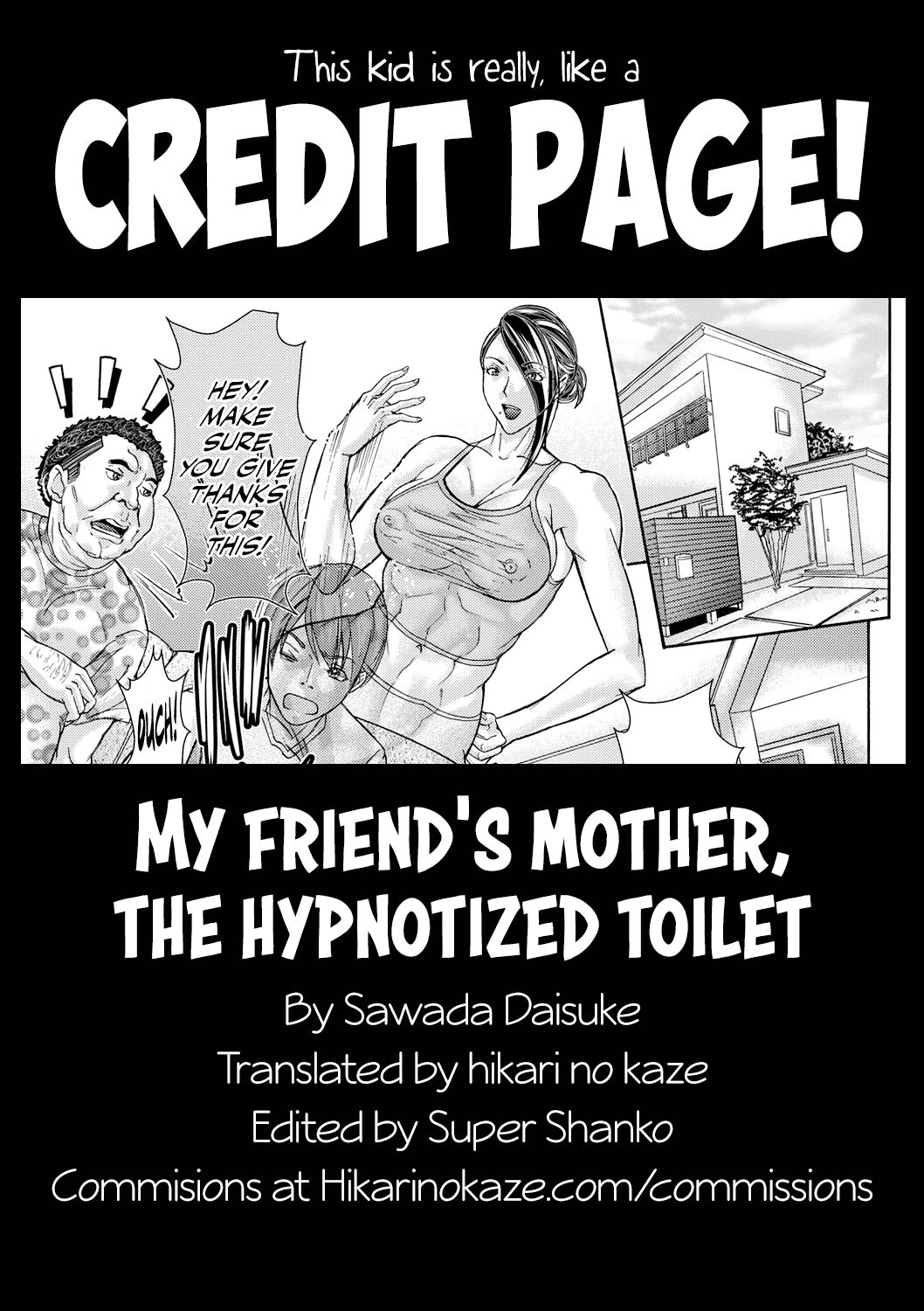 [Sawada Daisuke] Tomodachi no Haha Saimin Benjo | My friend's mother, the hypnotized toilet (COMIC Masyo 2020-02) [English] [Hikarinokaze] [Digital] page 25 full