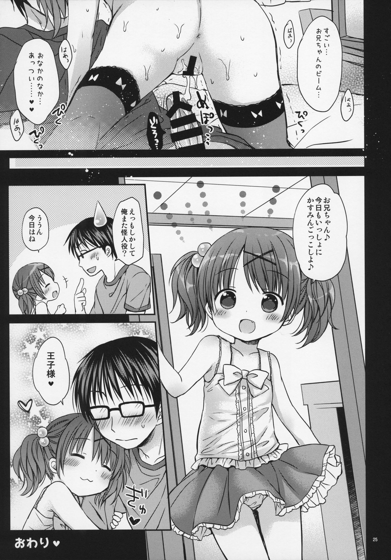 (C92) [Rico-ba, Ico-ba (Rico, taca)] Onii-chan to Pettanko page 25 full