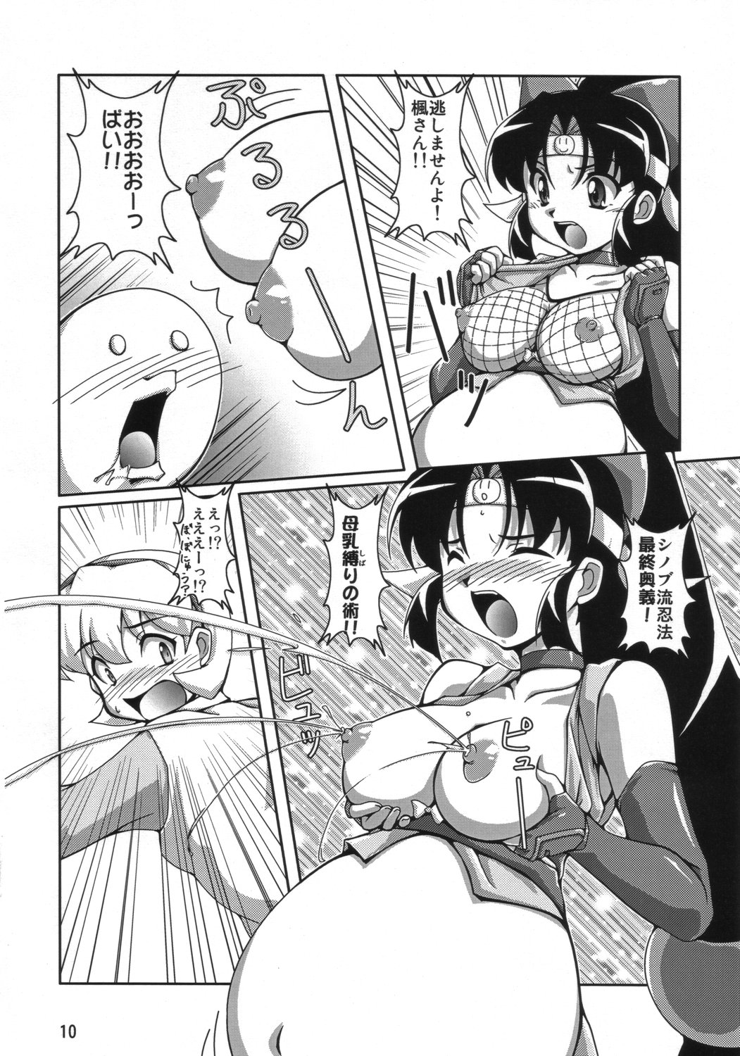 (SC31) [Mouko Mouretsu Hasai Dan (Ryumage)] Ninshin Shinobu Densetsu (2x2 = Shinobuden) page 9 full