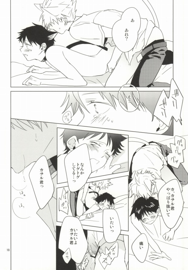 (HaruCC18) [Mm. (Moto)] Shin-chan ga Hatsujouki ni Narimashita. (Neon Genesis Evangelion) page 17 full