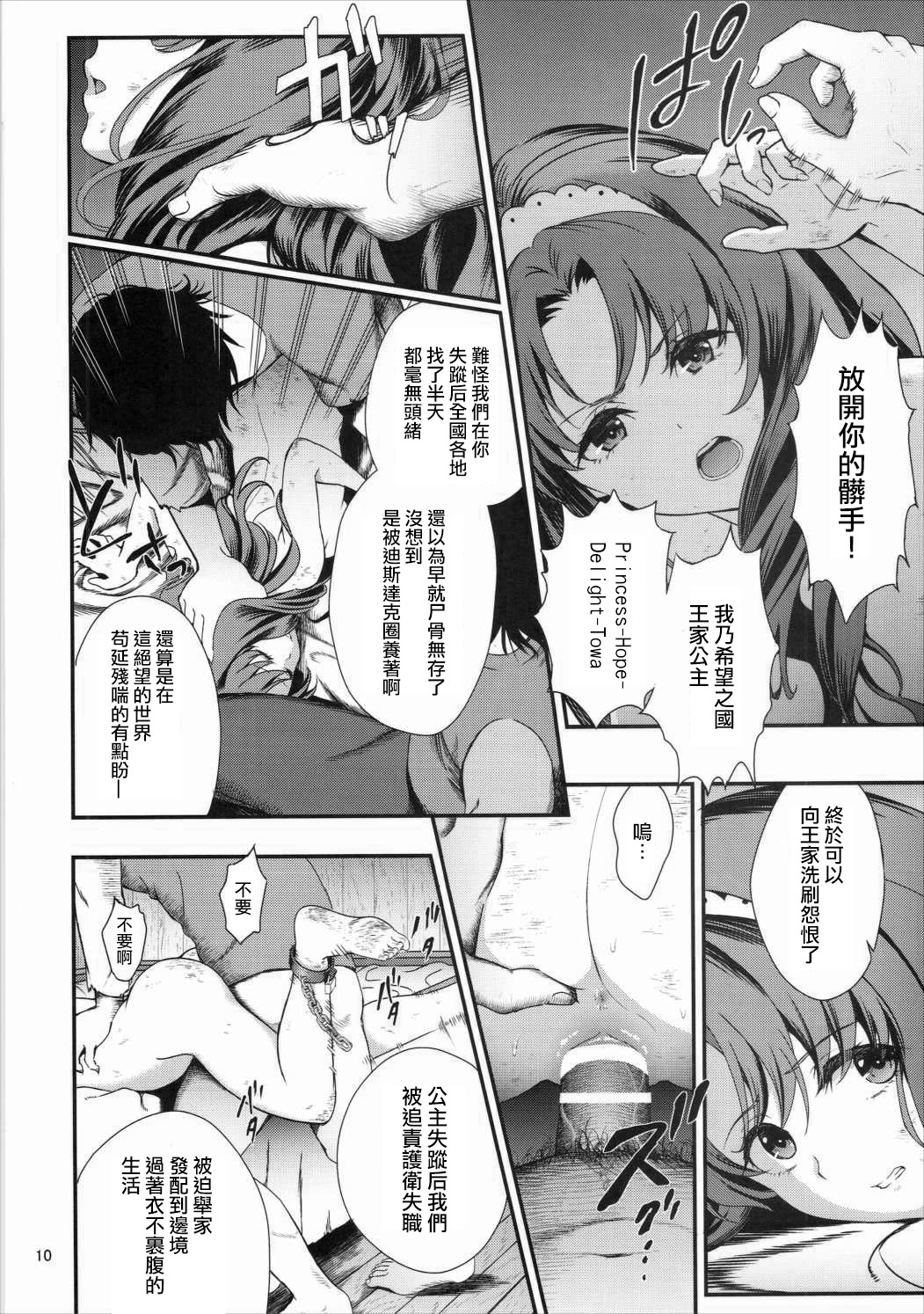 (C90) [Yamada Ichizoku. (Fukurokouji, Mokyu)] Seidorei Senki 3 (Go! Princess PreCure)[Chinese Translation] page 9 full