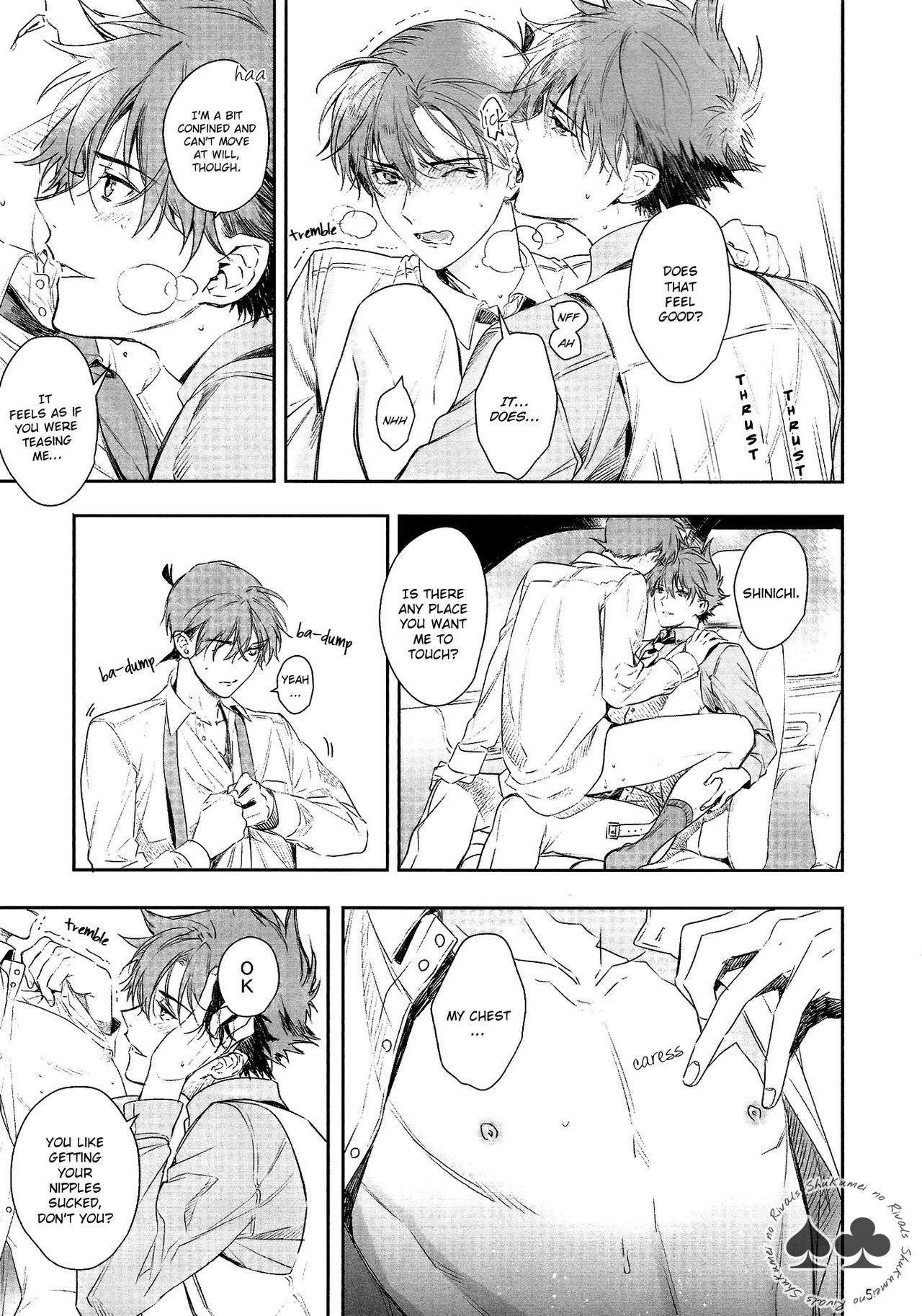 [Tetsu-Sabi (Roa)] KaiShin ga Kuruma de H shichau Hon (Detective Conan) [English] [Decensored] page 4 full