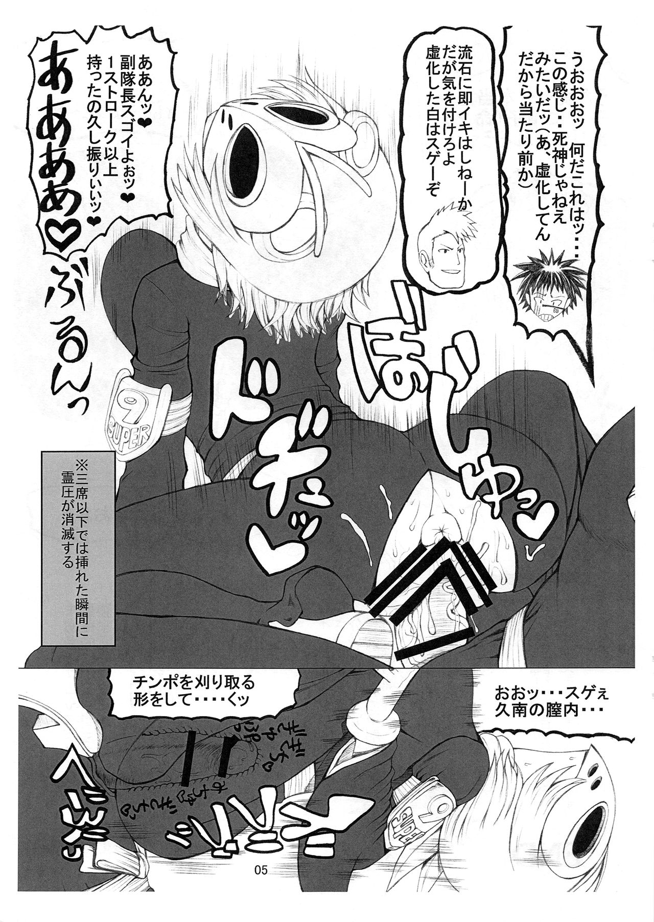 (Futaket 12) [Unagi no Nedoko (Nakano)] Xenon (Bleach) page 4 full