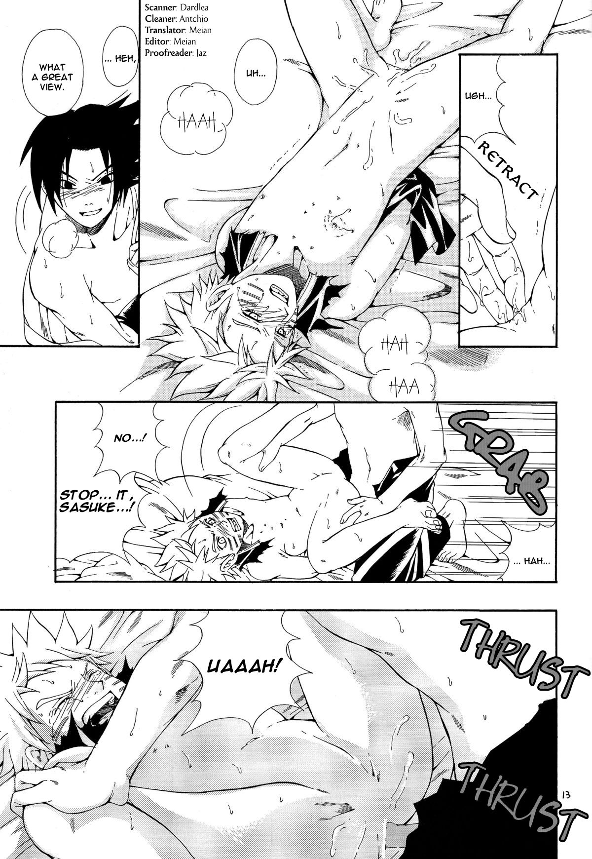 ERO ERO ERO (NARUTO) [Sasuke X Naruto] YAOI -ENG- page 11 full