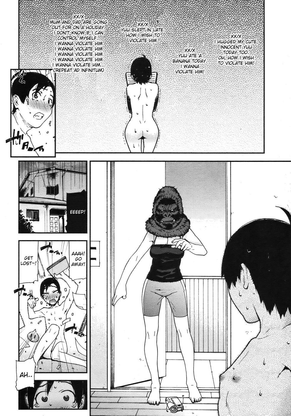 [Ikegami Tatsuya] A-chan Nanka Hen! | There's Something Weird With A-Chan! (COMIC Megastore 2006-09) [English] {desudesu} page 6 full