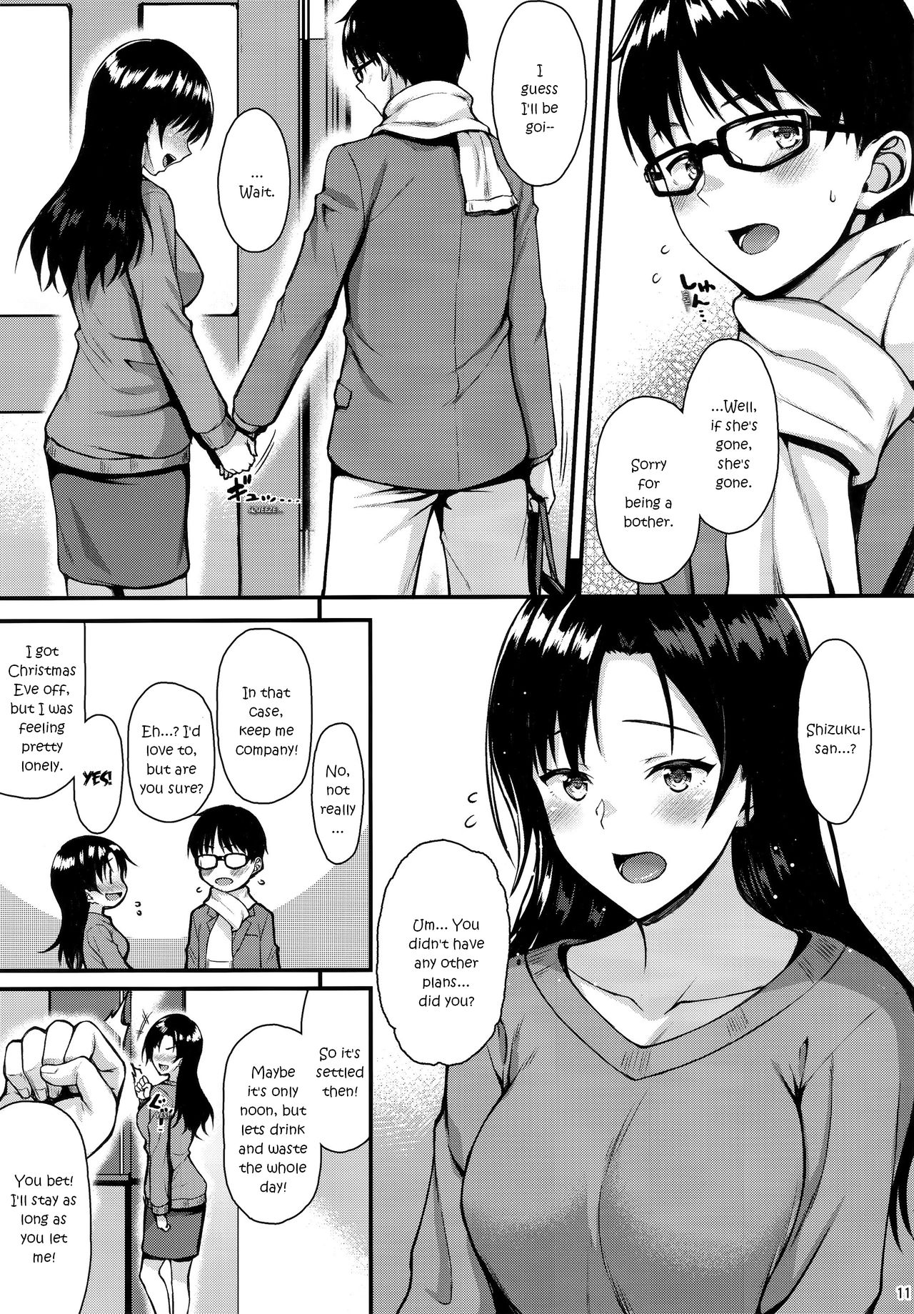 (C95) [Tonpuuratei (Saemon)] Shizuku-san wa Ore no Omoibito | My Neighbor Shizuku-San, My Fondest Desire [English] [ultimaflaral] page 10 full