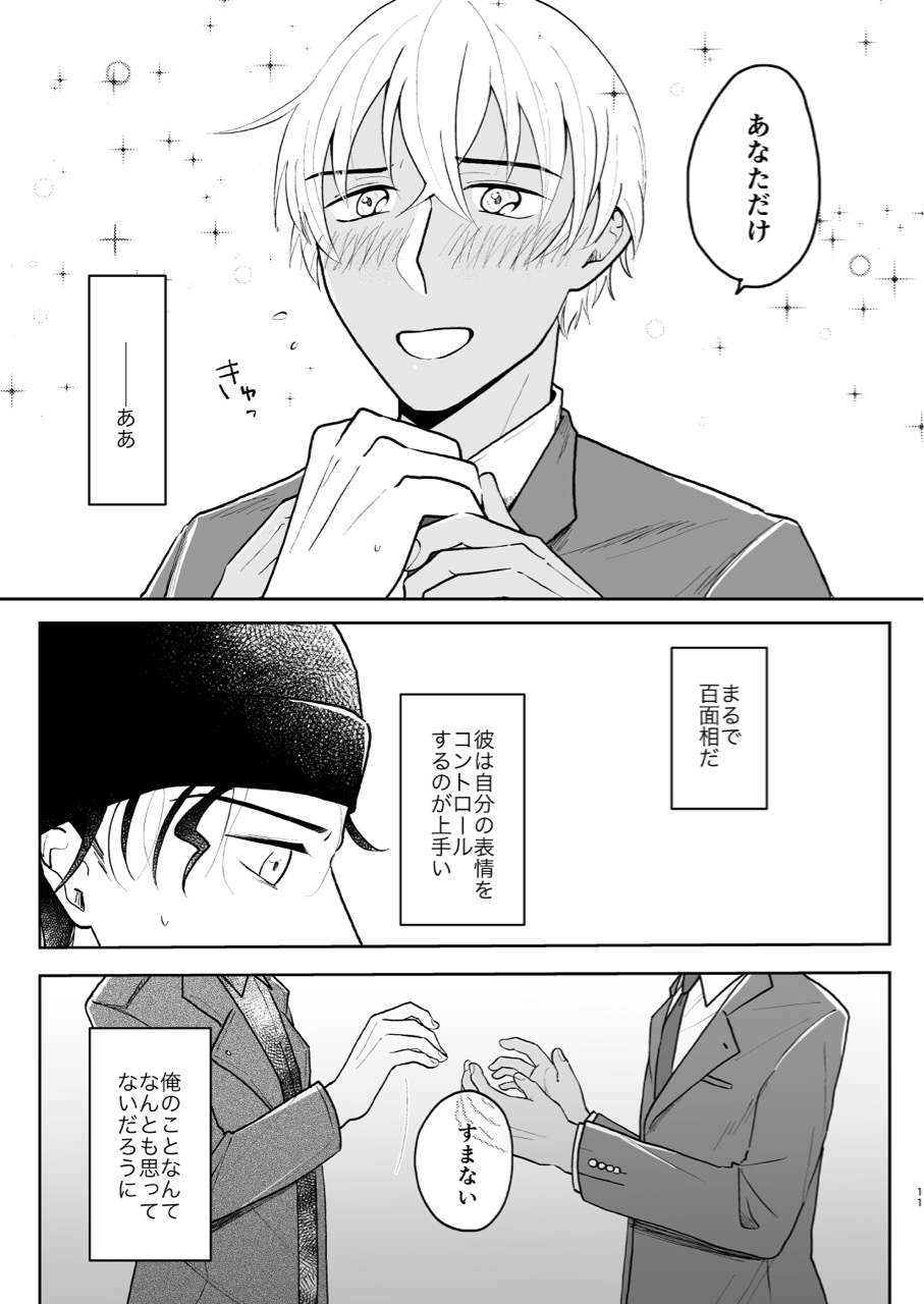 (Chou Himitsu no Ura Kagyou 2019) [Tori Sankaku (Piyodo)] Kore wa Shigoto Janai (Meitantei Conan) page 10 full