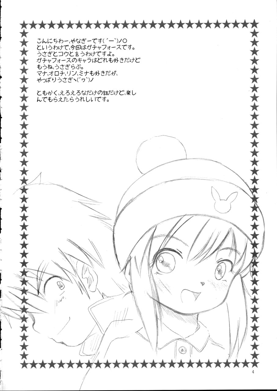 (SC24) [Studio Fatality (Yanagie)] Rabbit Don't Come Easy? (Gotcha Force) page 3 full
