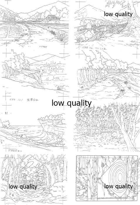 (C62) [大人の童話 (竹井正樹)] flutter of birdsII 天使たちの翼 線画集 page 90 full