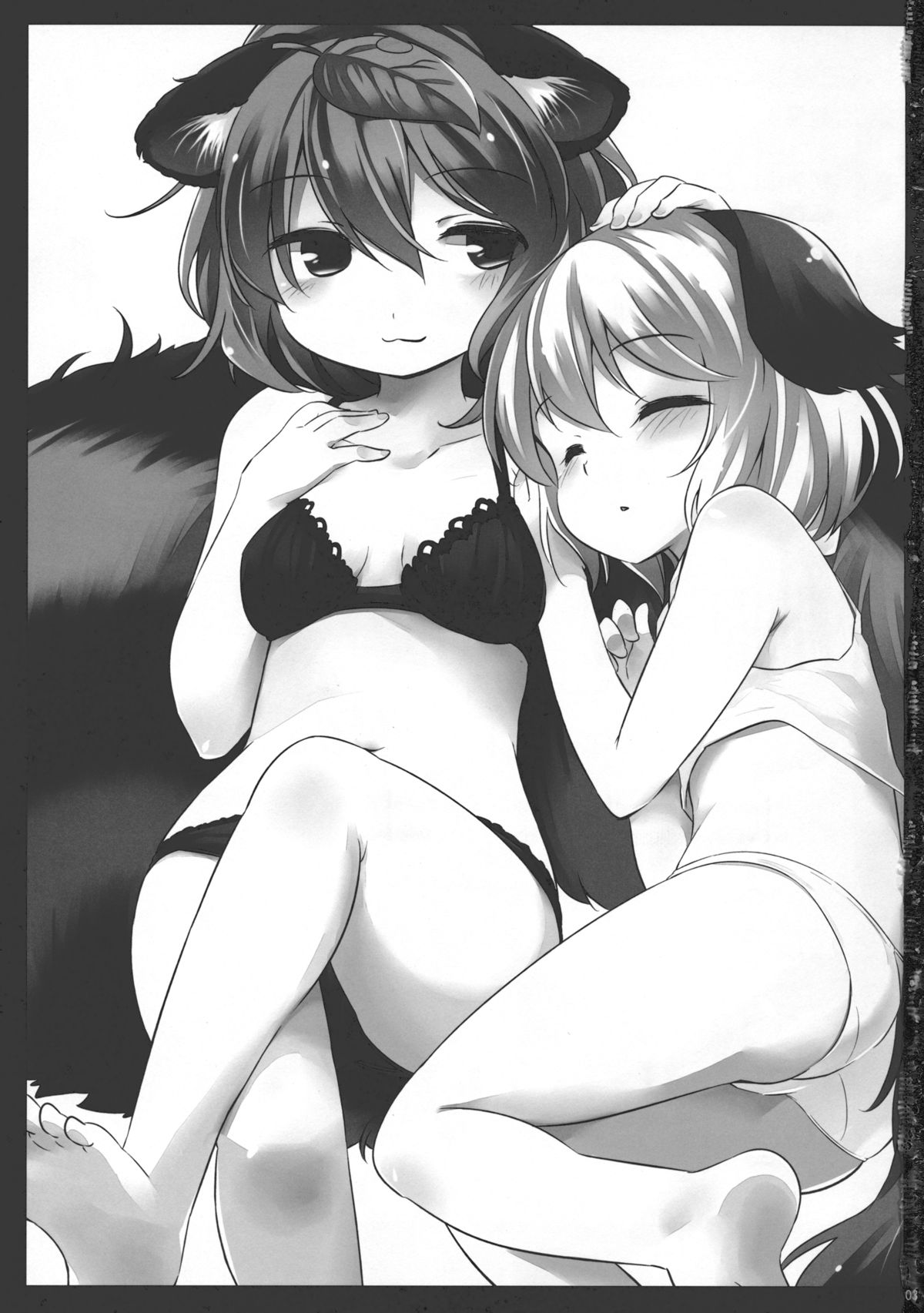 (C86) [Animal Passion (Yude Pea)] Tanuki Yamabiko Juuban Shoubu (Touhou Project) page 2 full