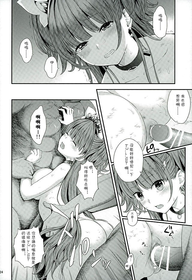 (C89) [Yamada Ichizoku. (Fukurokouji, Mokyu)] Seidorei Senki 2 (Go! Princess PreCure) [Chinese] [夏姬霸汉化组] page 22 full