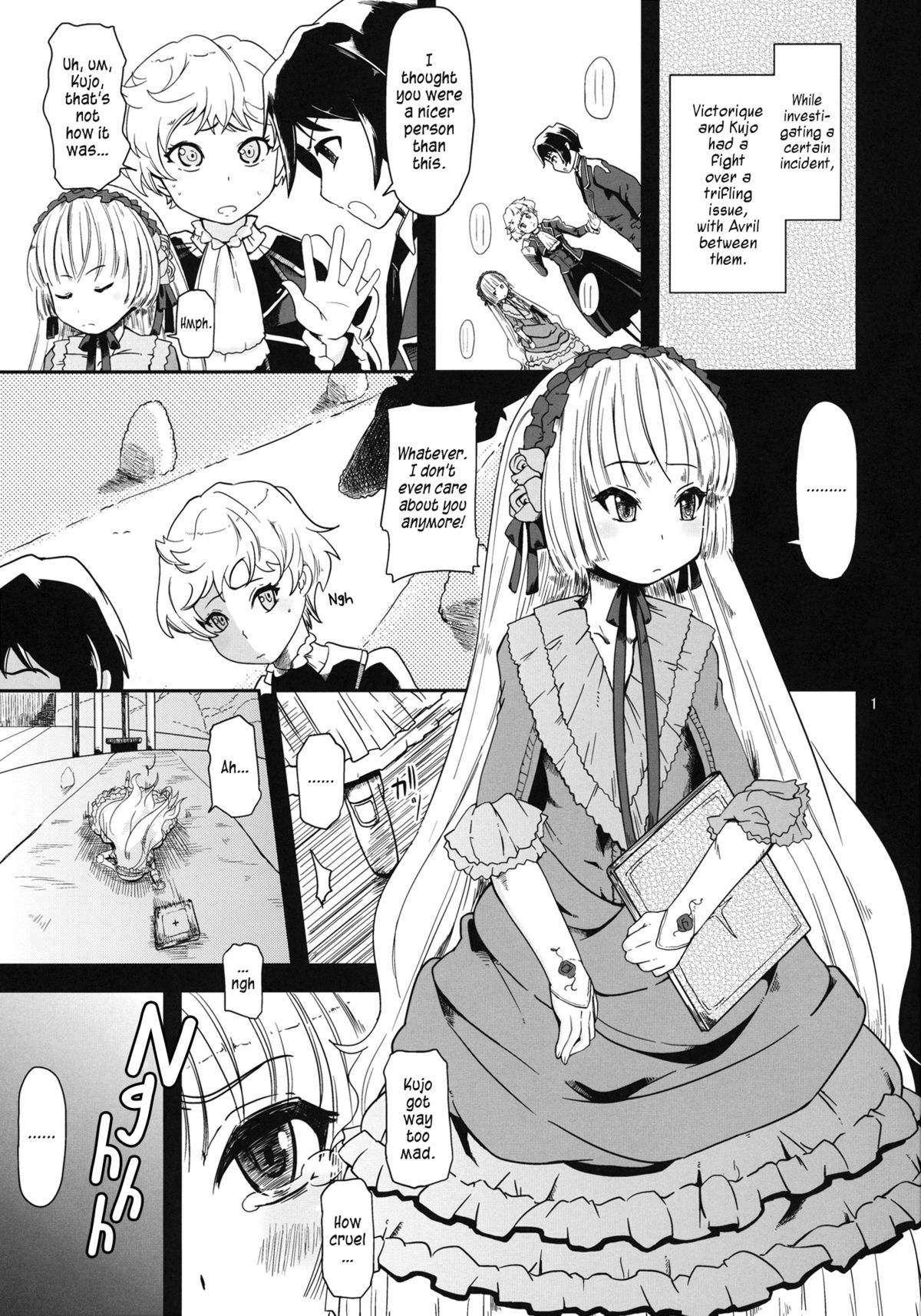 (Puniket 23) [HellDevice (nalvas)] Kuro Gosick-chan | Black Gosick Girl (GOSICK) [English] page 2 full