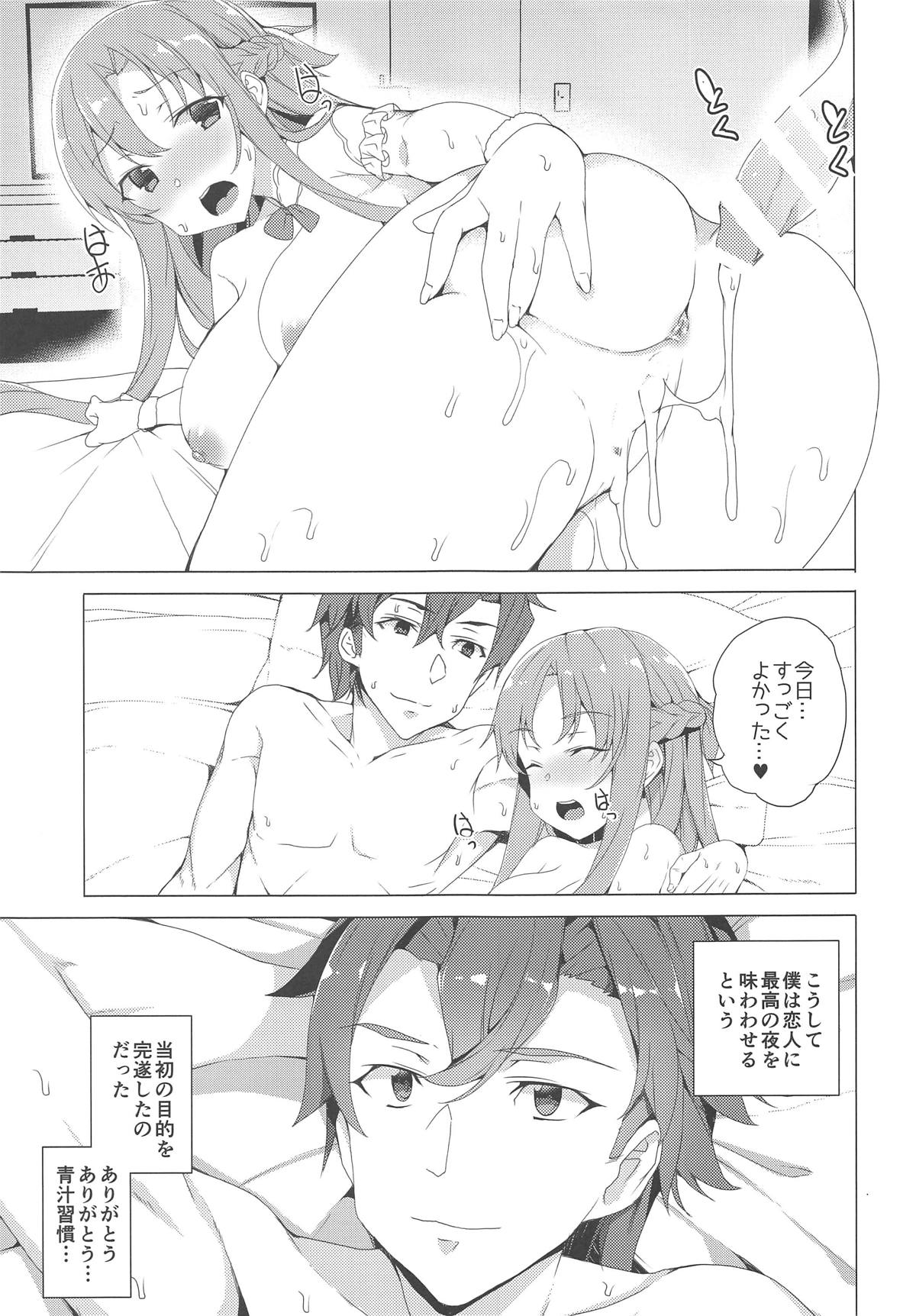 [Waffle Doumeiken (Tanaka Decilitre)] Asuna-san o Ordinal Scale de Sennou Shi Koibito Doushi ni Natta Otoko Yatsu no Na wa EIJI (Sword Art Online) page 14 full