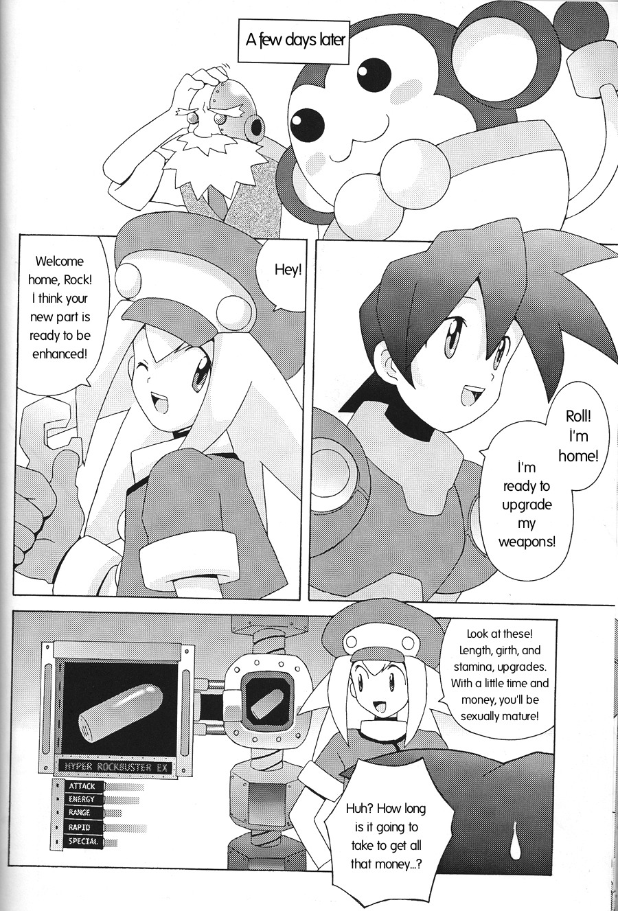 (CR21) [Bakuhatsu BRS. (B.Tarou)] Roll-chan no Kaihatsu Nikki | Roll's Development Diary (CAPSULE COMPUTER) (Rockman DASH) [English] [Writefuck] page 12 full