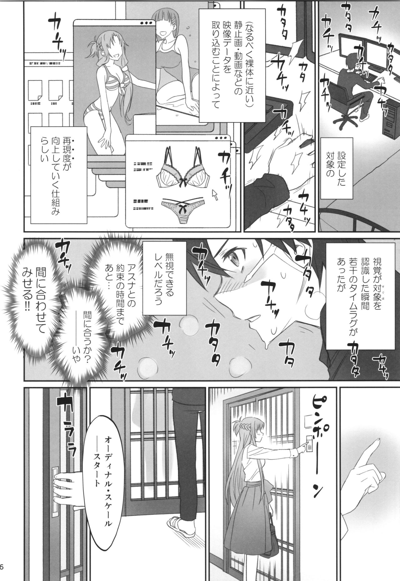 (C92) [Bloody Okojo (Caviar, Mojyako)] Voyeuristic Disorder (Sword Art Online) page 5 full