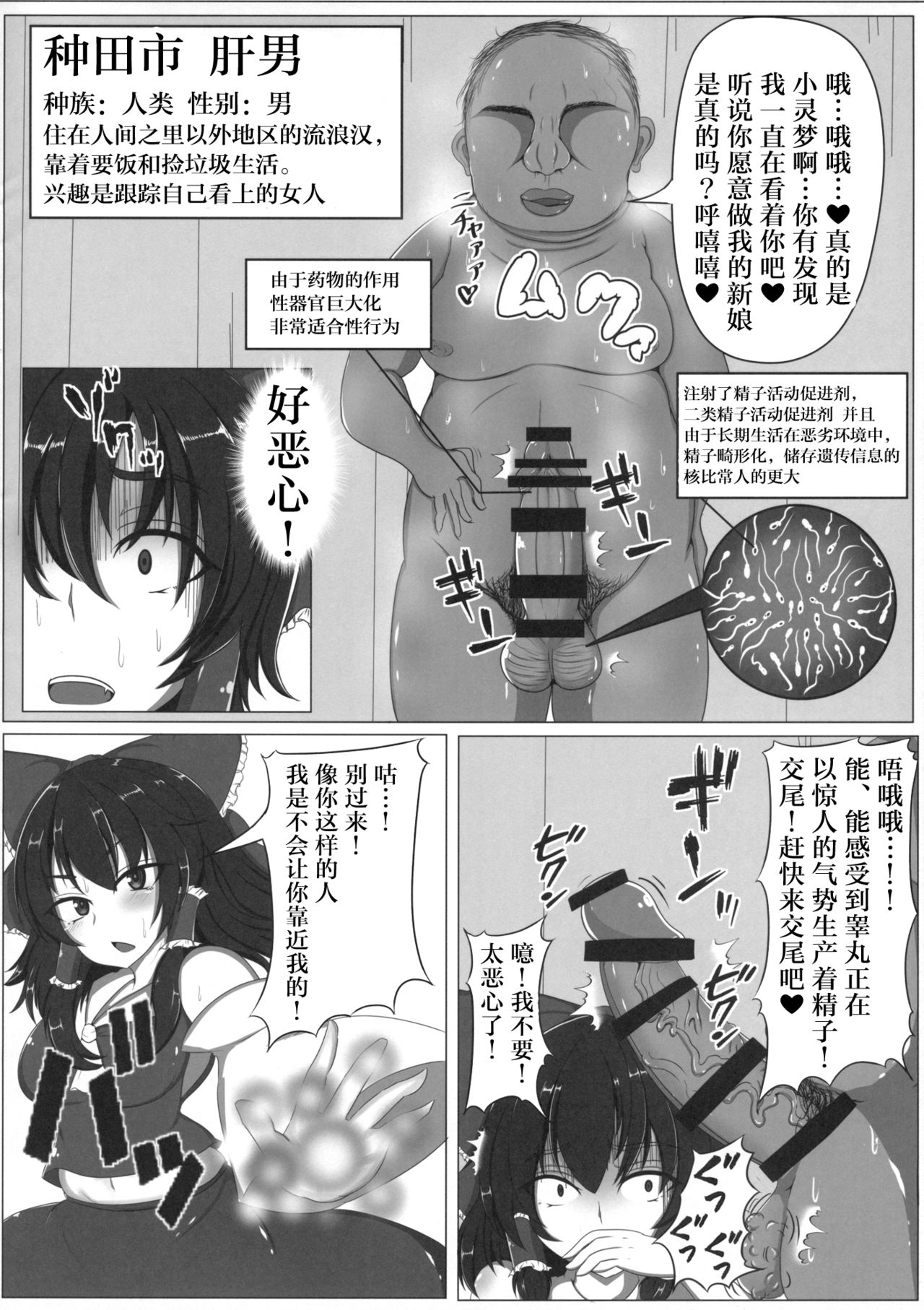 (Reitaisai 17) [Ichou Jyuukou (Furawa@)] Touhou Koninroku ~Hakurei Reimu Hen~ (Touhou Project) [Chinese] [紫苑x这很恶堕汉化组] page 5 full