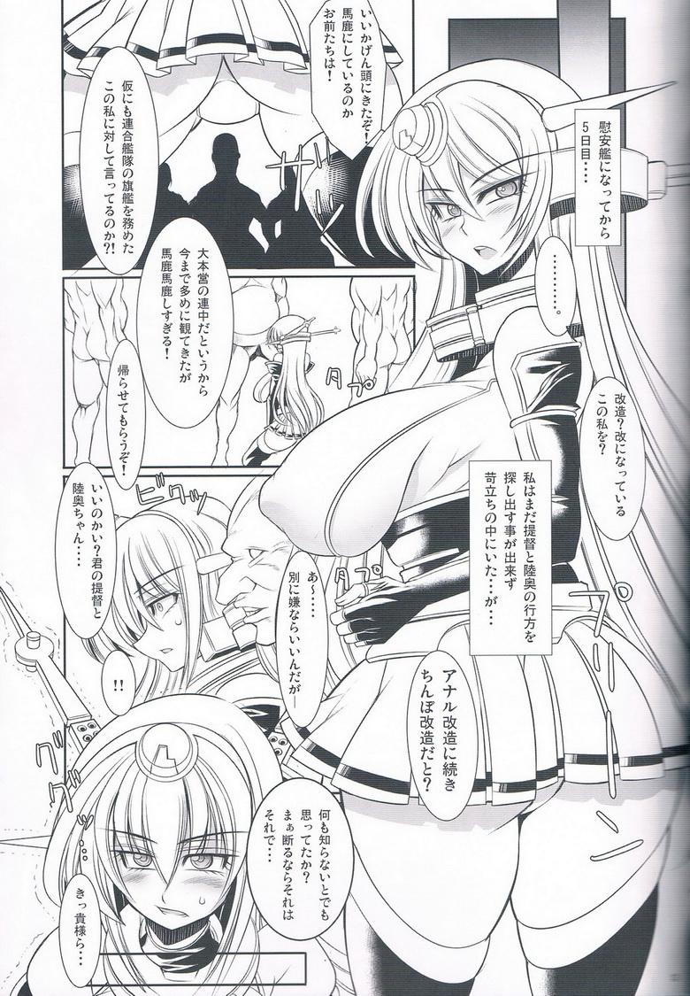 (C85) [Kikyakudou (Karateka Value)] Kangoku Senkan Nagato (Kantai Collection -KanColle-) page 12 full