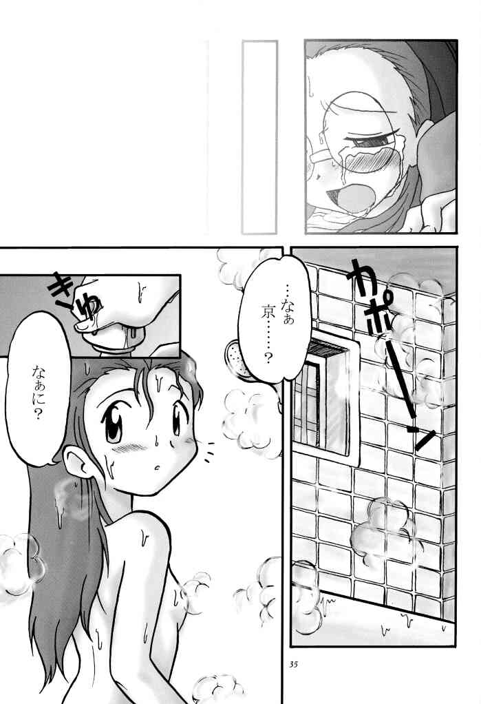 [Ukkaridou (Inari Satsuki, Shimazu Isami)] Love Love Funny (Digimon Adventure 02) page 34 full