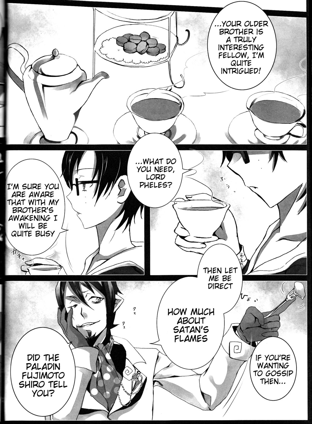 (C84) [Gensyoku Hakoniwa (Kintoki)] Exodus 2 (Ao no Exorcist) [English] {Tigoris Translates} [Ongoing] page 15 full