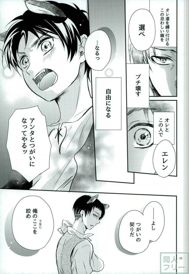 (C87) [Maclona (Maclo)] Omegaverse Wolf (Shingeki no Kyojin) page 6 full