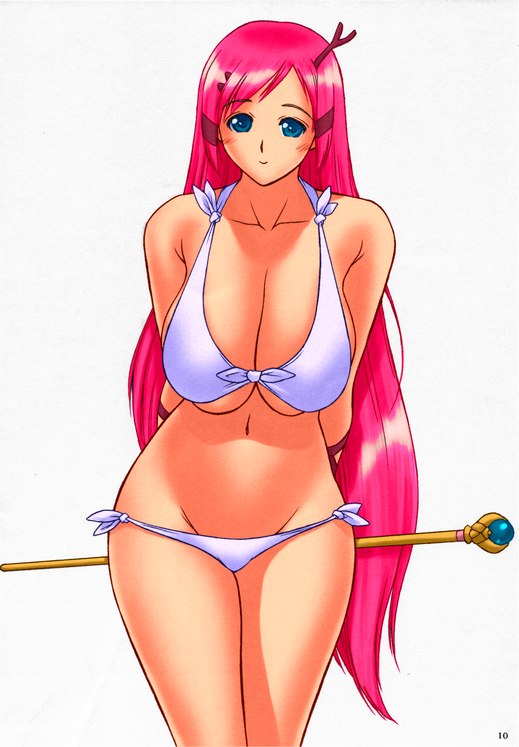 (C70) [Hellabunna (Iruma Kamiri)] Makka na Bikini IV Fukkatsu | Bright Red Bikini IV Rebirth (Athena) [English] [Kizlan] [Colorized] page 10 full