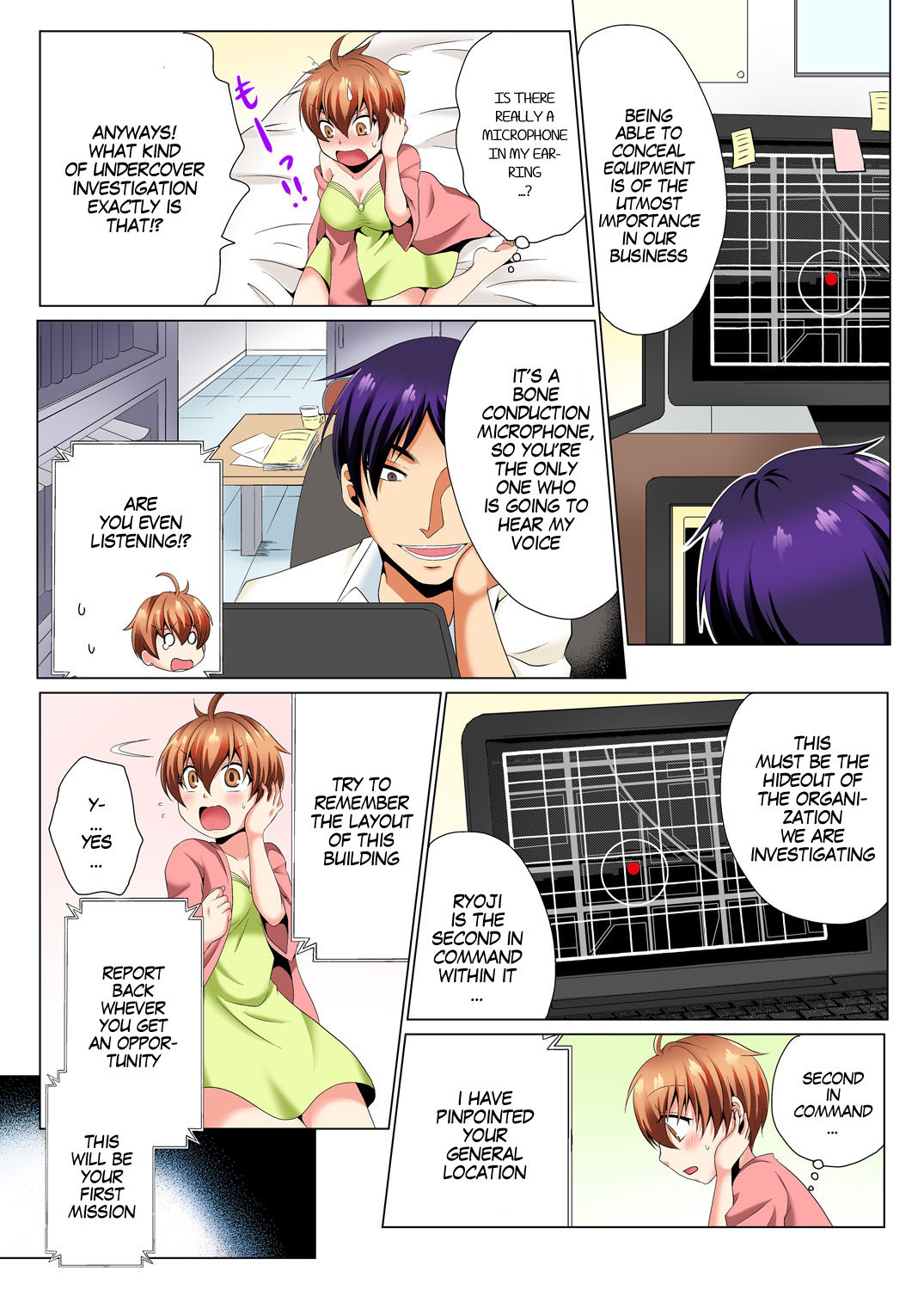 [Matsuyama Hayate, Hitotsuki Katagiri] Sexy Undercover Investigation! Don't spread it too much! Lewd TS Physical Examination Part 2 [English] [SachiKing] [Digital] page 23 full