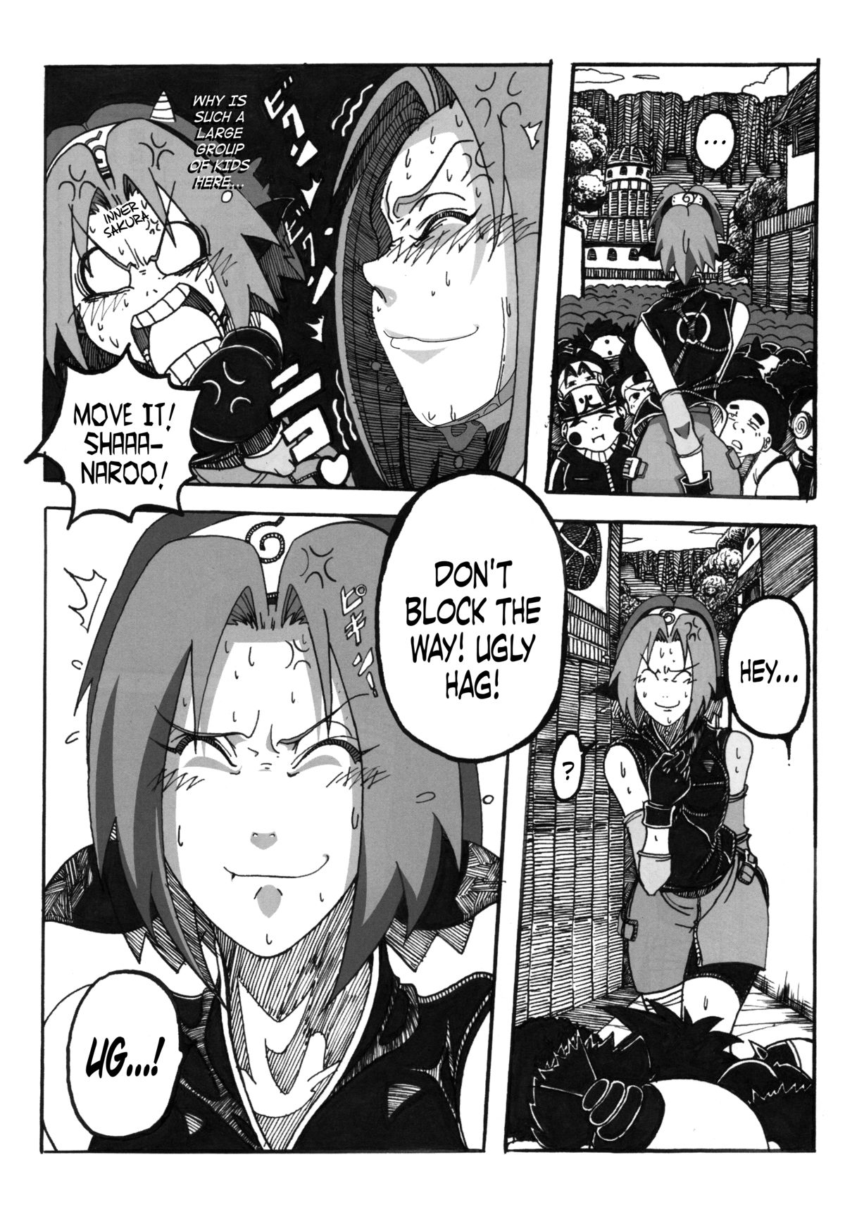 (C83) [Don! Don! Don! (Kazuya)] Sakura Ranbu Den! 2 (Naruto) [English] page 3 full