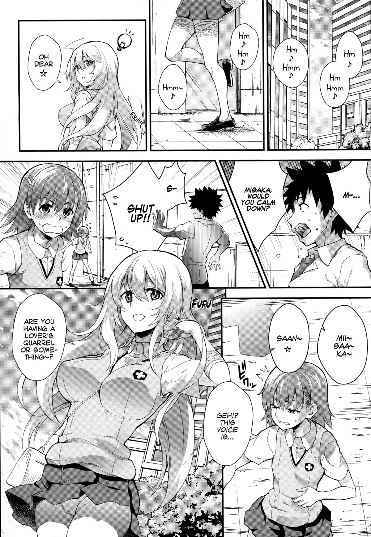 (C85) [SAZ (soba)] Koushoku Houran (Toaru Majutsu no Index) [English] [Facedesk] page 2 full